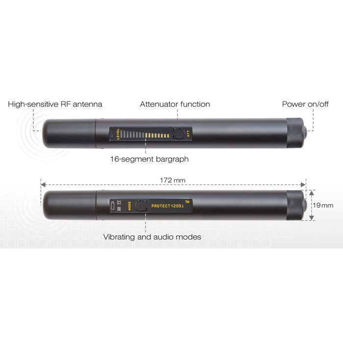 iProtect RF Wireless Signal Detector Wand